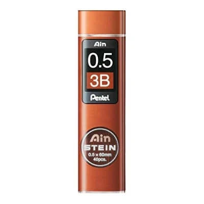 Immagine di Pentel C275 3BO Ain Stein Mine sottili, spessore tratto: 0,5 mm, durezza 3B, contenitore con 40 pezzi