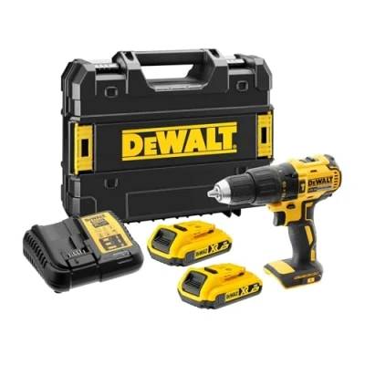 Immagine di DEWALT DCD778D2T QW, Trapano Avvitatore Xr Litio 18V con Batteria Da 2 Ah, Multicolore
