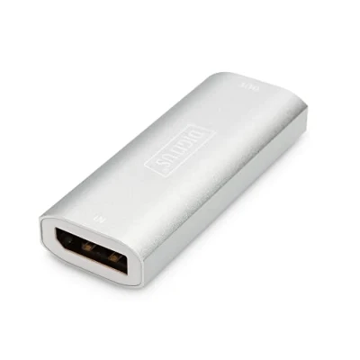 Immagine di Digitus DS 55524 DisplayPort Adattatore [1x Presa 1x DisplayPort] Argento UHD 4K;