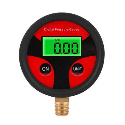 Immagine di Keenso Manometro Digitale LCD 0 200PSI per Pneumatici, Misuratore di Pressione Aria Pneumatici Auto Camion Moto