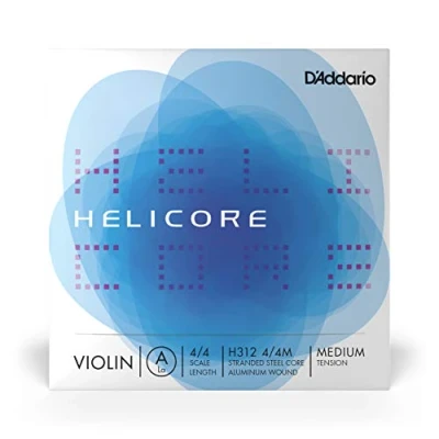 Immagine di Corda singola LA D&#039;Addario H312 4/4M Helicore per violino, Scala 4/4, Tensione Media, Singolo A