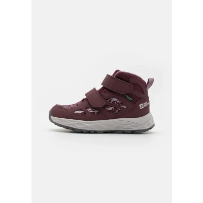 Immagine di Jack Wolfskin Woodland 2 Texapore MID Unisex Scarpa da hiking per bambini, Taglia: 38, Boysenberry Sintetico / tessuto