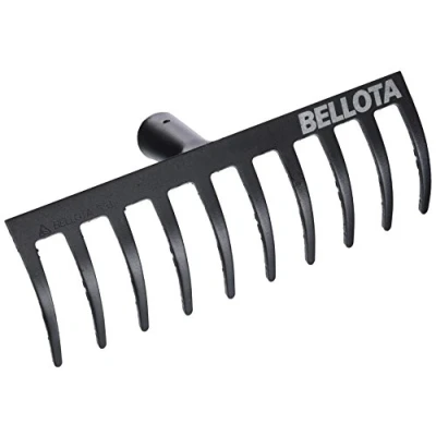 Immagine di Bellota 951 10 Rastrello da Giardino con Denti Testa di Acciaio Media Intensità per Giardinaggio Manico Non Incluso
