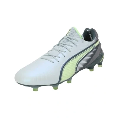 Immagine di Puma KING Ultimate FG/AG Scarpe da calcetto con tacchetti, Uomo, Taglia: 44.5, Frosted dew/fizzy apple/gray skies Sintetico / tessuto
