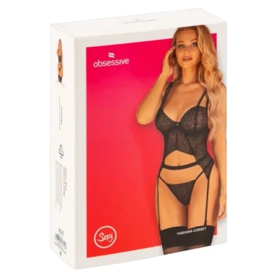 Immagine di Corsetto in Pizzo Nero Yaskana