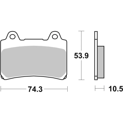 Immagine di TRW Organic Allround MCB559 Kit pastiglie freno