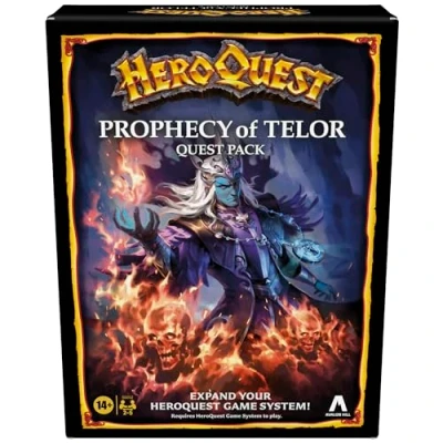 Immagine di Avalon Hill HeroQuest Prophecy of Telor Quest Pack, richiede il sistema di gioco per giocare