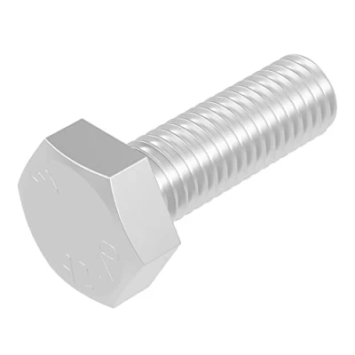 Immagine di SECCARO Viti a testa esagonale, M6 x 18 mm, in acciaio inox V2A VA A2, DIN 933/ISO 4017, esagonali esterni, 20 pezzi