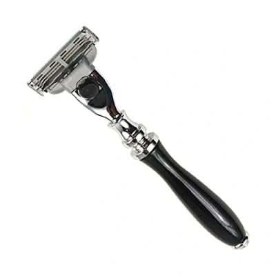 Immagine di Parker Mach 3 Compatible Razor Black resin handle mod. 111B M3