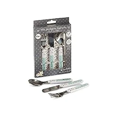 Immagine di Thermobaby Set di posate in acciaio inox, punta per trapano