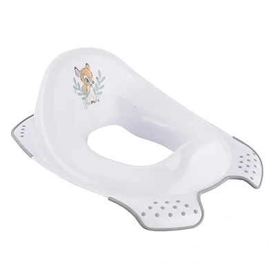Immagine di keeeper Seggiolino Riduttore per WC, Bambi, Da 18 Mesi a 4 Anni circa, Funzione Antiscivolo, Ewa, Nordic White (Bianco)