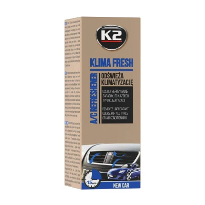 Immagine di K2, Accessori per energia solare, Klima Fresh New deodorante auto 150 Ml