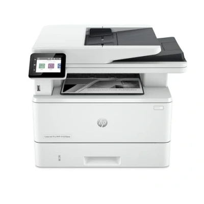Immagine di HP LaserJet Pro MFP 4102fdwe 2Z624E, Stampante Multifunzione A4, Stampa Fronte e Retro Automatico in b/n, 42 ppm, USB Host, Wi Fi, Ethernet, Fax, ADF, Smart, Bianca