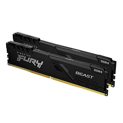 Immagine di Kingston FURY Beast Kit memoria PC DDR4 8 GB 2 x 4 3200 MHz 288pin DIMM CL16 KF432C16BBK2/8