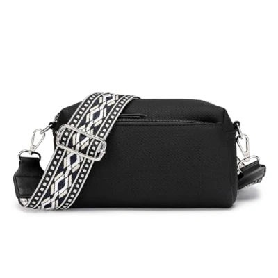 Immagine di Miss Lulu Borsa Donna, Piccola a Tracolla Spalla in PU Pelle con Design Denim Impermeabile,Borse Donna Perfetta per Ogni Occasione