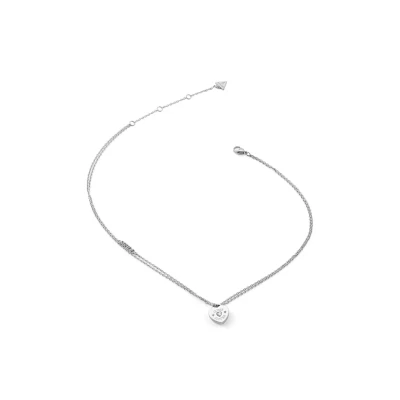 Immagine di Guess Amore Collana, Donna, Taglia: One Size, Silber