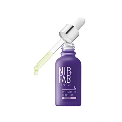 Immagine di Nip + Fab Retinol Fix Booster Extreme 0.3%, Siero con Retinolo e Aloe Vera, Antirughe, Primi Segni di Invecchiamento, Anti Aging, 30 ml