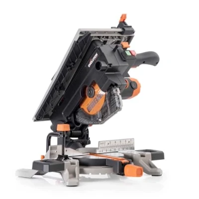 Immagine di Evolution Power Tools R210MTS G2 Troncatrice convertibile in sega da banco ibrida,compatta e portatile Per taglio multi materiale su legno,metallo,plastica molto altro,con lama 210 mm inclusa
