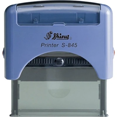 Immagine di Shiny S 845 Custom Made Self Inking Stamp (70 x 25mm) MAX 7 RIGHI