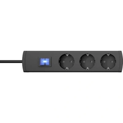 Immagine di Kopp 232605019 Multipresa con interruttore 3 scomparti Antracite Schuko 1 pz.
