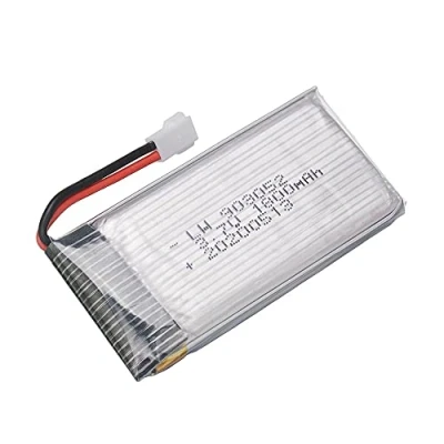 Immagine di YUNIQUE GREEN CLEAN POWER Batteria LiPo Ricaricabile 3.7V 1800mAh per Droni Compatibile con KY601S SYMA X5 Series M18 Lunga Durata Quadricotteri, Silver
