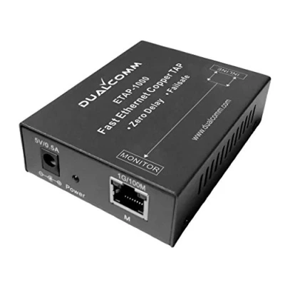 Immagine di Dualcomm ETAP 1000 Zero Delay Fast Ethernet Network TAP