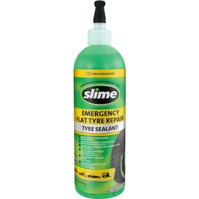 Immagine di Slime SDS 500/06 IN Sigillante Pneumatico Antiforatura, Riparazione di Emergenza, per Auto, Scooter e Altri Veicoli Stradali, Non Tossico, Ecologico, Flacone da 473 ml