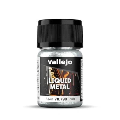 Immagine di Vallejo Model Color Colore Acrilica a Base Vinilica, 35 ml, Argento