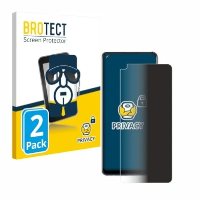 Immagine di brotect (2 Pezzi Pellicola Privacy per Oppo A74 [Anti Spy, Protettiva Chiara, Blue Light Filter]