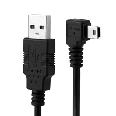 Immagine di ChenYang USB 2.0 a Mini Cavo di prolunga dati ad angolo retto da 90 gradi per tablet cellulare 0,5 M