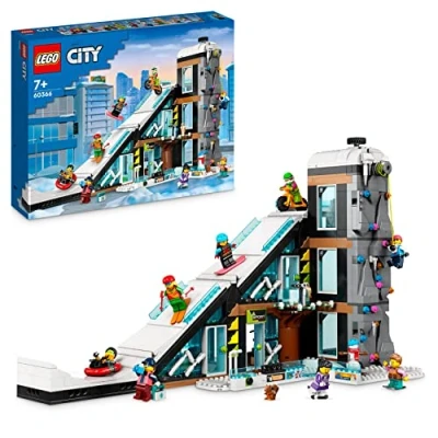 Immagine di LEGO City 60366 Centro Sci e Arrampicata, Modular Building Set a ...