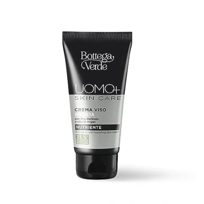 Immagine di Bottega Verde Crema Viso Antietà Uomo, 50 ml, con Pro Retinolo e Olio di Argan, Azione Nutriente, per Tutti i Tipi Pelle