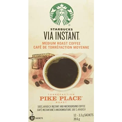 Immagine di Starbucks VIA Ready Brew Pike Place Roast Coffee 12 Count