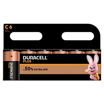 Immagine di Duracell MN1400B6 Plus Power Batterie C, confezione da 6