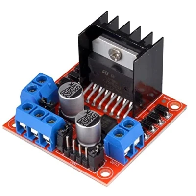Immagine di Fasizi Mini Stepper Motor Drive Controller Board Module L298N Dual H Ponte DC per Arduino Smart Car Robot