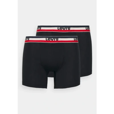 Immagine di Levi&#039;s MEN LOGO Boxer Brief 2 PACK Culotte, Uomo, Taglia: Medium, Black