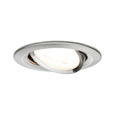 Immagine di Paulmann 93428 Nova Lampada da incasso LED (monocolore) GU10 6.5 W Acciaio inox (spazzolato)