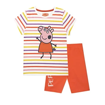 Immagine di Peppa Pig Maglietta e Short Set per Ragazze Multicolore 3 4 Anni