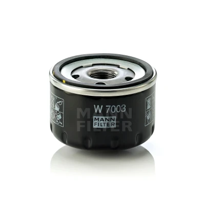 Immagine di MANN FILTER W 7003 Filtro olio M 20 X 1.5 con una valvola blocco arretramento ad avvitamento FIAT: Stilo Hatchback, Panda III Hatchback