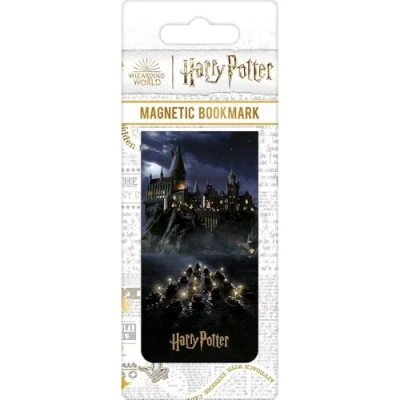 Immagine di Segnalibro magnetico con castello di Hogwarts Harry Potter