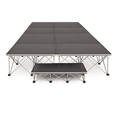 Immagine di Kit palco modulare portatile 2m x 4m 40cm altezza 800Kg carico massimo