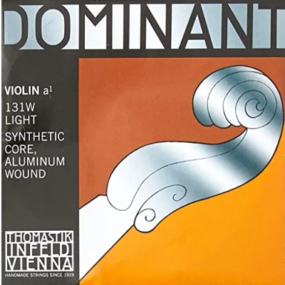 Immagine di Thomastik corda per 4/4 violino Dominant La nucleo sintetica, rivest. alluminio, soft