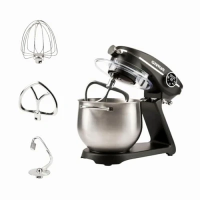 Immagine di G3 Ferrari G20137 Pastaio Elegance Impastatrice Planetaria a Presa Diretta, 1800 W (2300 Max), 8 Litri, Metallo, 10 Velocità, Display touch screen, Contenitore Litri in Acciaio Inox