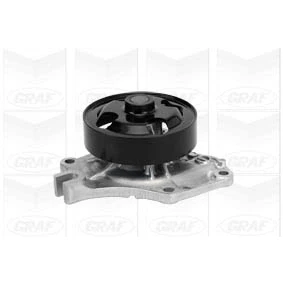 Immagine di GRAF PA962 Pompa acqua con guarnizione meccanico Lamiera d&#039;acciaio 103 per trasmissione cinghia Poly V MAZDA: 3 Hatchback, 2 Hatchback