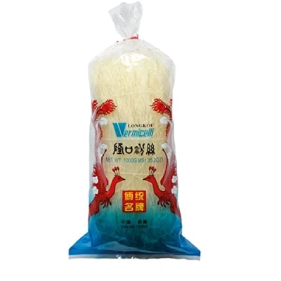 Immagine di GLASS NOODLES VERMICELLI DI FAGIOLO MUNGO LONGKOU DING XI 1 KG GIAPPONESE CINESE