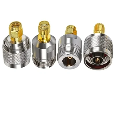 Immagine di TUOLNK Kit connettore Adattatore coassiale da SMA a tipo N Coperchio Router antenna 4G Set 4 tipi