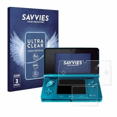 Immagine di savvies (6 Pezzi Pellicola Protettiva per Nintendo 3DS Protezione Schermo Trasparente