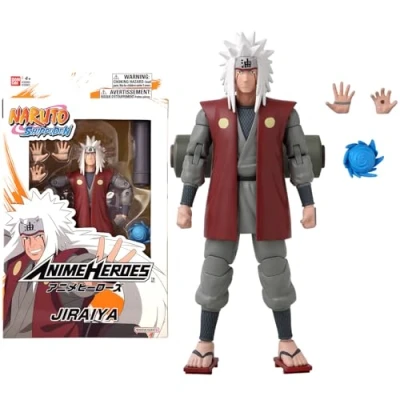 Immagine di Bandai Anime Heroes Naruto Shippuden Action figure da 17 cm Jiraiya 36965
