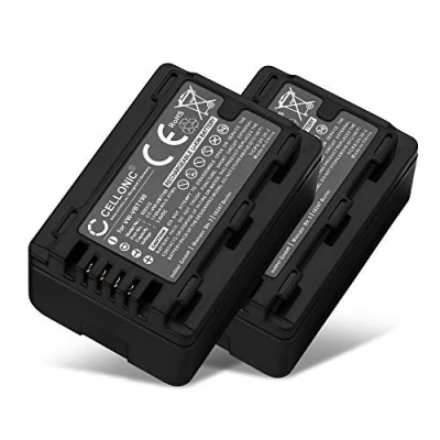 Immagine di CELLONIC 2X Batteria VW VBT190 Compatibile con Panasonic HC V180 V10 V100 V160 V270 V380 V500 V777 V800 VXF990 VX980 1780mAh 3.6V 3.7V