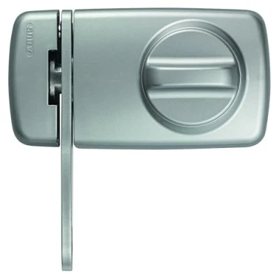 Immagine di ABUS 532993 7030 S Chiavistello per porta, con limitatore di apertura, colore: Argento